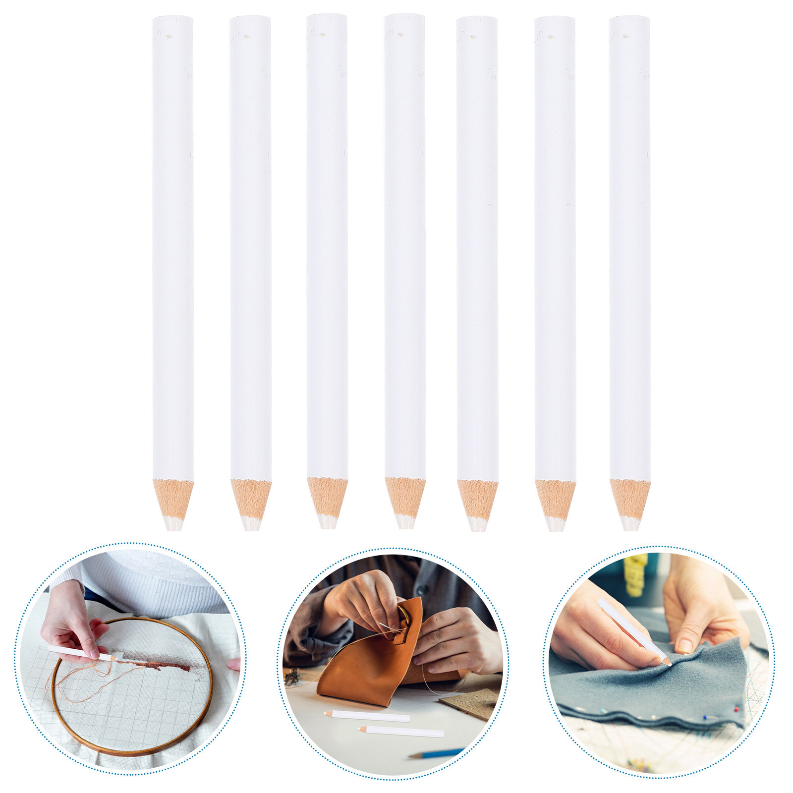 Tailor Chalk Marker - 7Pcs Washable Sewing Marking Pencils Fabric