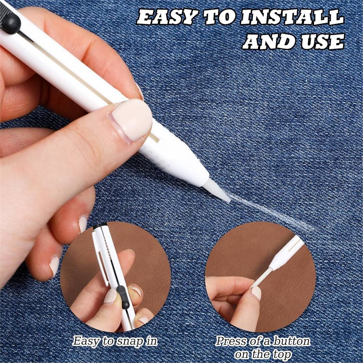 Tailor Chalk Marker - 28 Pcs Chalk Pen Refillable Set