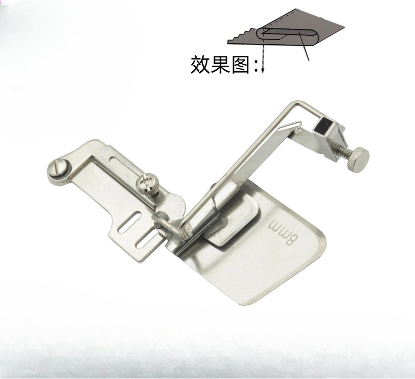 Sewing Machine In Textile - Flatbed Elastic Band Curling Tube Home