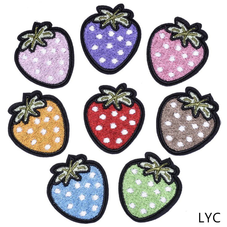Sewing Id - New Arrival 10 Pcs Fruit Embroidered