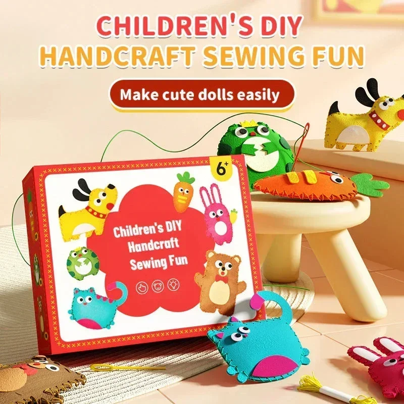 Sewing Thread In Textile - Diy Doll Sewing Toys Animal Fruit