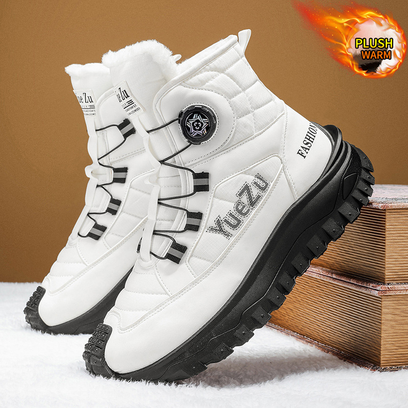 Sewing Fleece - Big Size Men‘s Winter Snow Boots