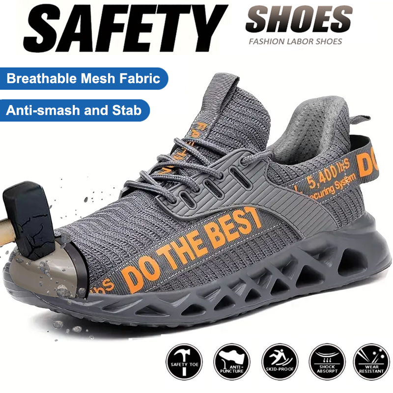 Sewing Net - Steel Toe Safety Shoes for Men