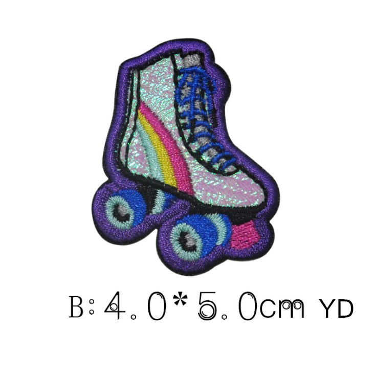 10 Pcs Rainbow Embroidered Pat - Sewing Id review and price