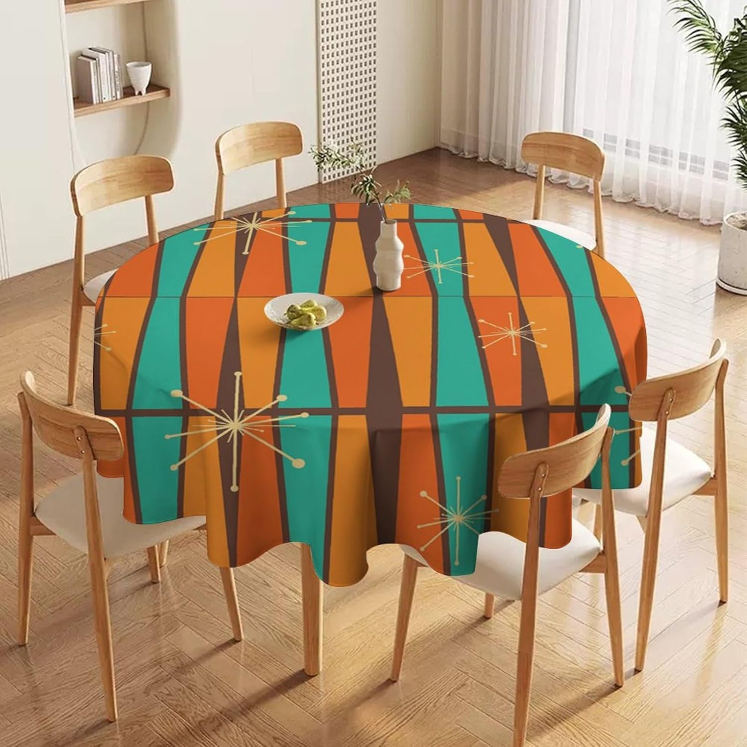 Mid Century Modern Orange Yell - Century Textile & Sewing Supply Online Shopping review and price