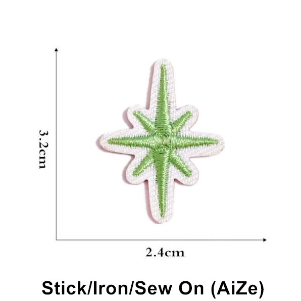 Stick Iron Sew On 10 Pcs Stars - Sewing Id review and price