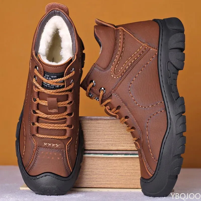 Men's Winter Velvet Thick Boot - Sewing Fleece review and price