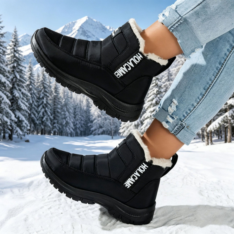 Women's snow boots with thick  - Sewing Fleece review and price