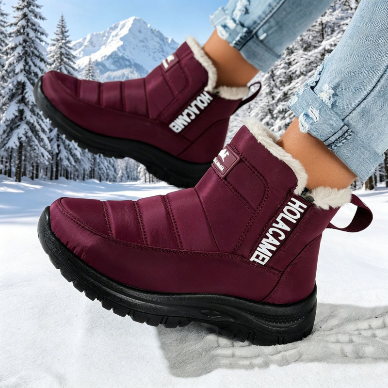 Women's snow boots with thick  - Sewing Fleece review and price