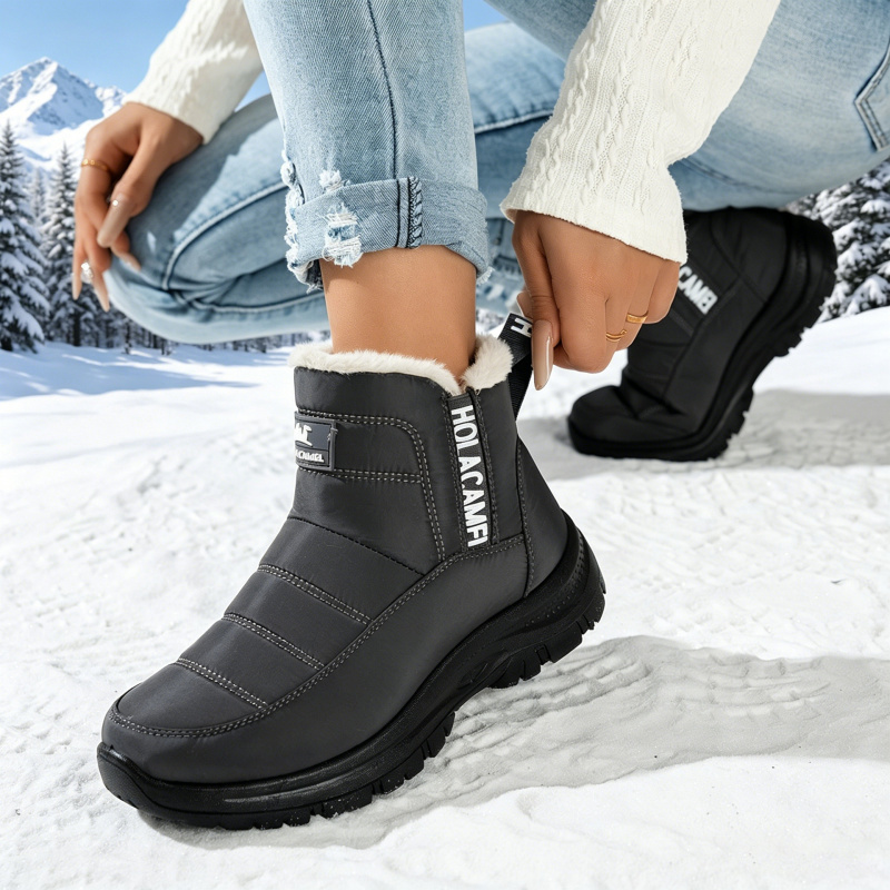 Women's snow boots with thick  - Sewing Fleece review and price