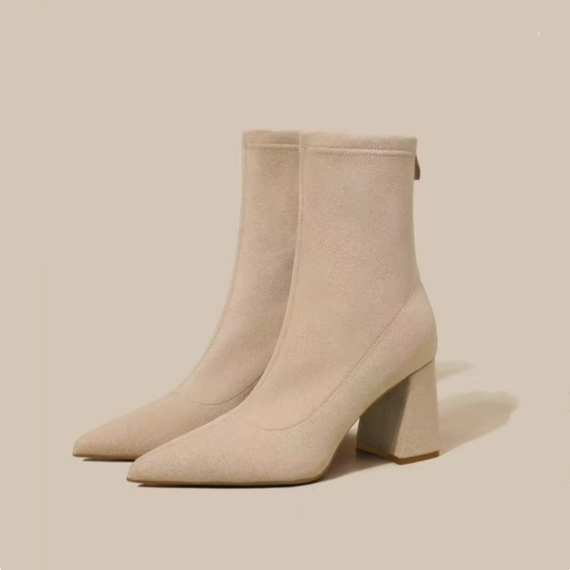 Winter Pointed Suede Comfortab - Sewing Net review and price