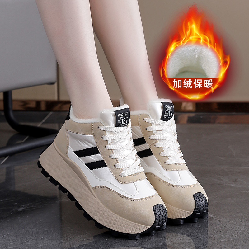 Winter Thick-Soled High-Top Wo - Sewing Fleece review and price