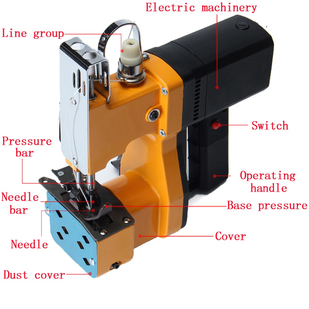 Electric Woven Bag Closing Mac - Sewing Machine In Textile review and price