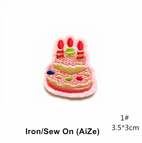 10 Pcs Fruit Cake Embroidered  - Sewing Id review and price