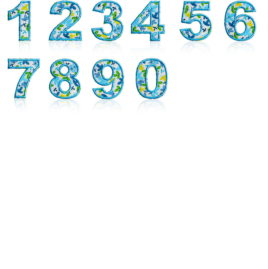 10 Pcs Blue Color Number Alpha - Sewing Id review and price