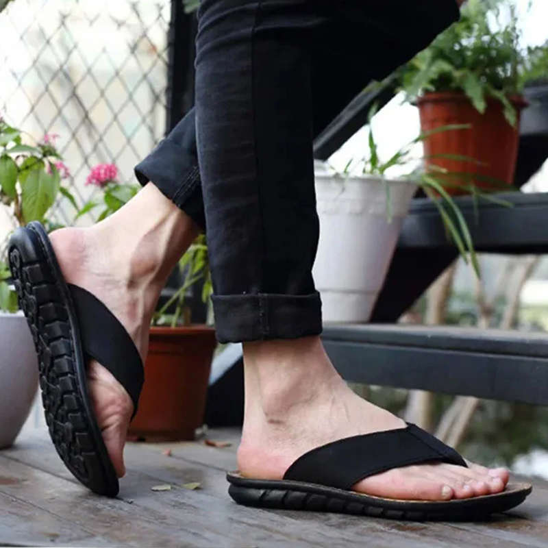 Summer Shoes Men Slippers Genu - Sewing Net review and price
