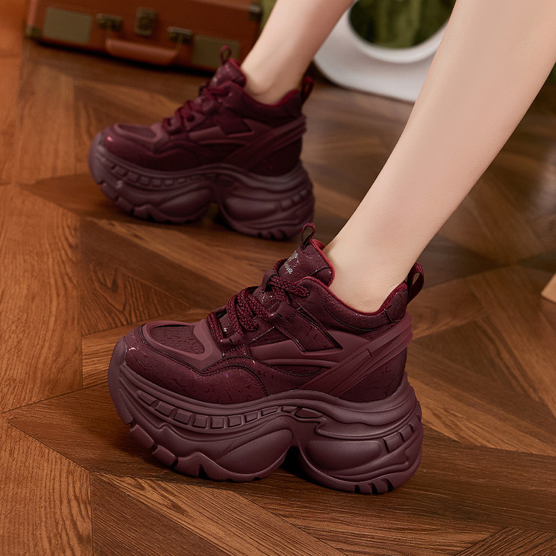 Fashion 9cm Thick Sole Dad Sho - Sewing Fleece review and price