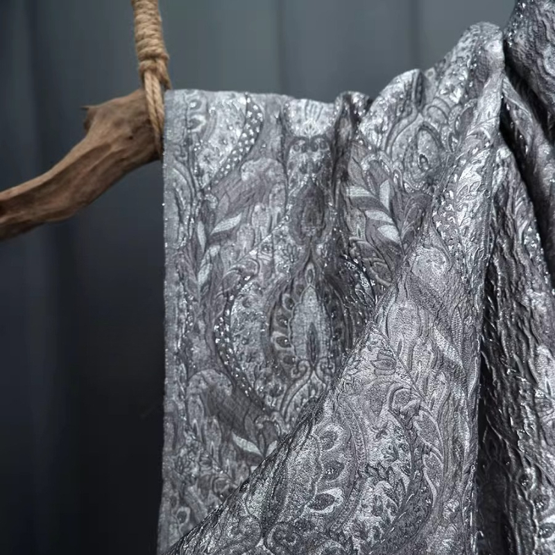 Gray Court Style Shiny Jacquar - Is Sewing A Textile Craft review and price