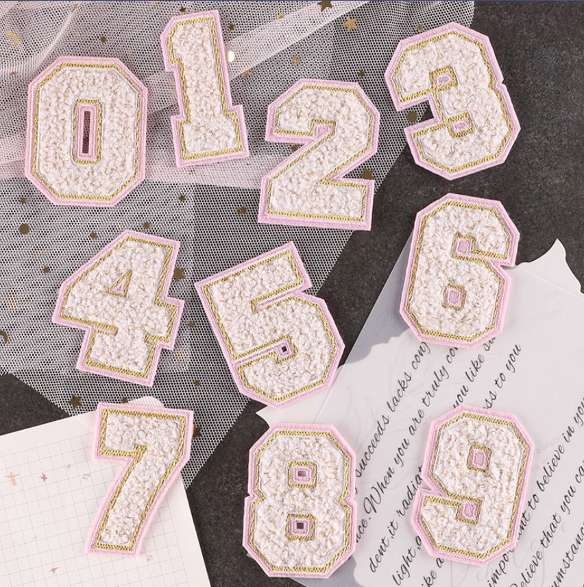 10 Pcs Towel Number Alphabet E - Sewing Id review and price