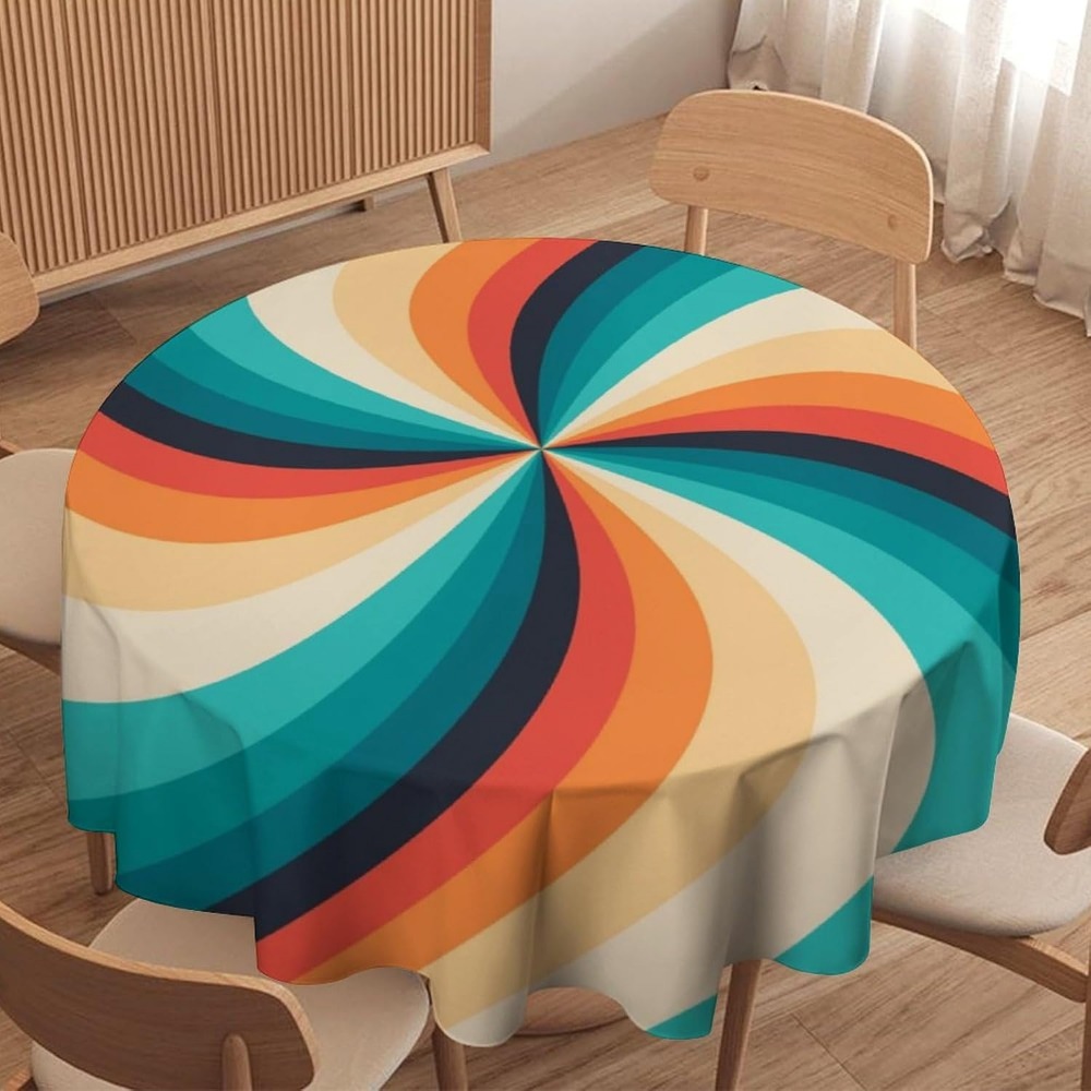 Vintage Groovy Swirl Round Tab - Century Textile & Sewing Supply Online Shopping review and price
