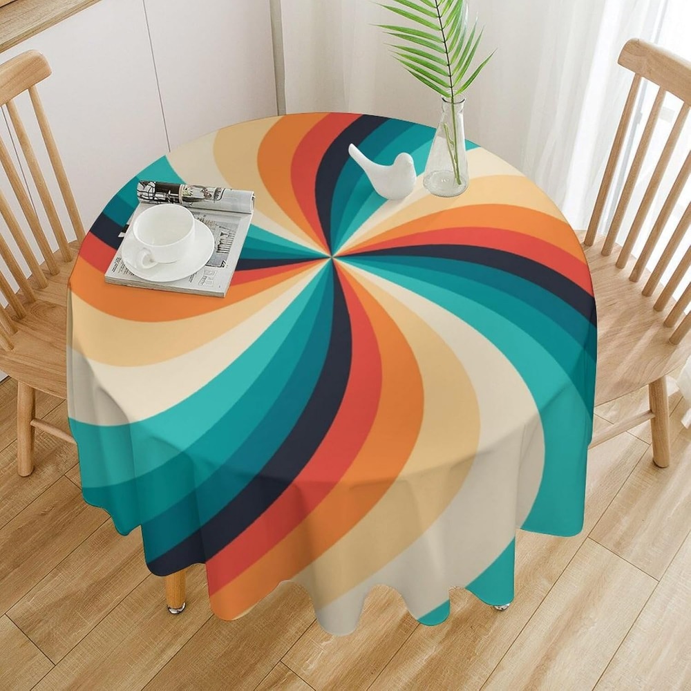 Vintage Groovy Swirl Round Tab - Century Textile & Sewing Supply Online Shopping review and price