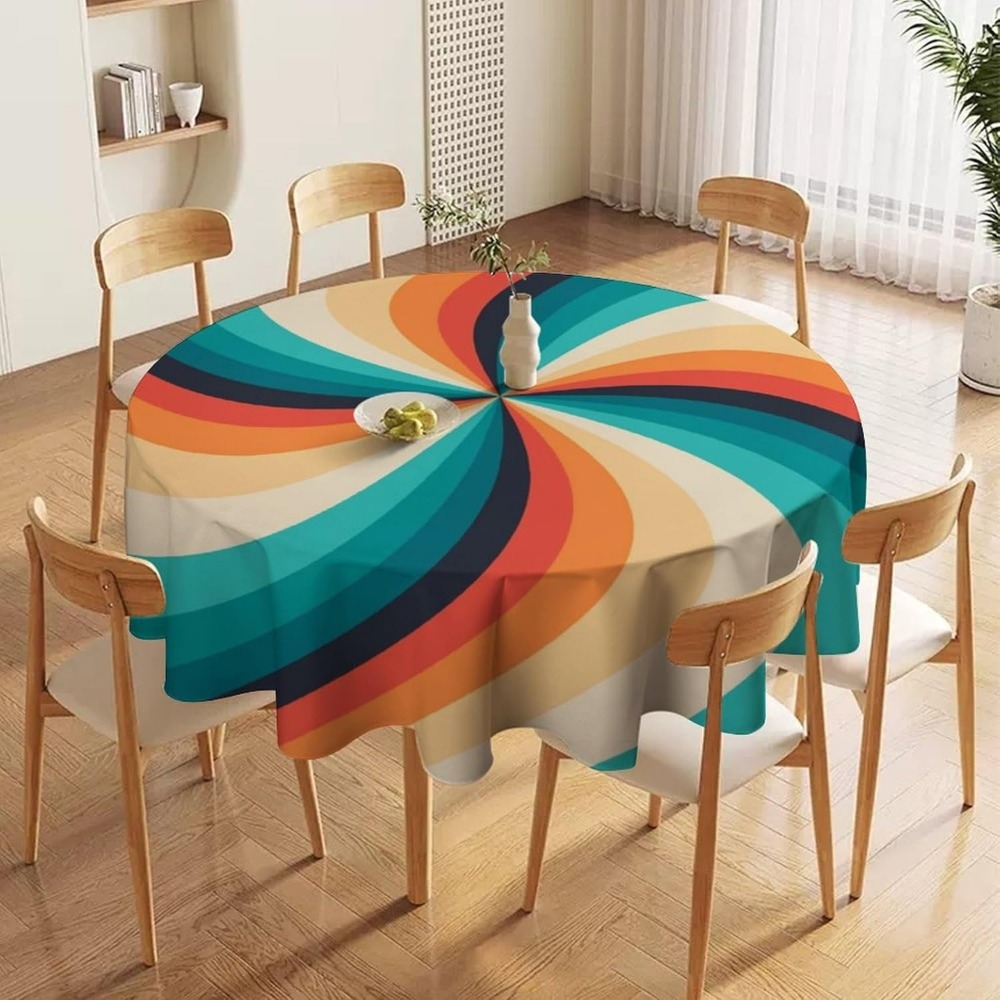 Vintage Groovy Swirl Round Tab - Century Textile & Sewing Supply Online Shopping review and price
