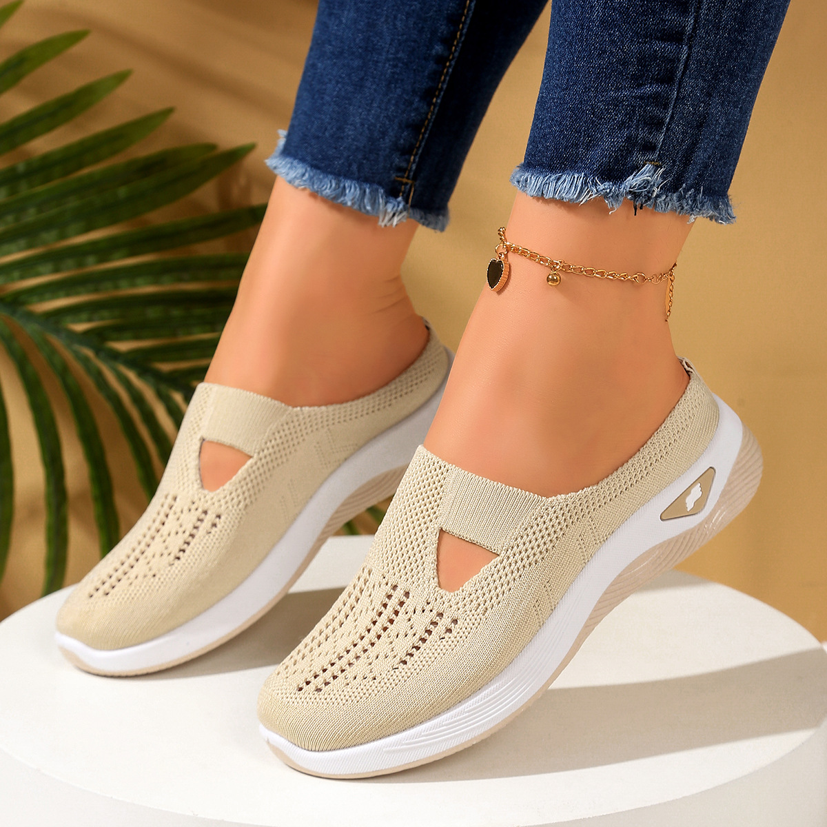 Women Shoes Breathable Half Sl - Sewing Net review and price