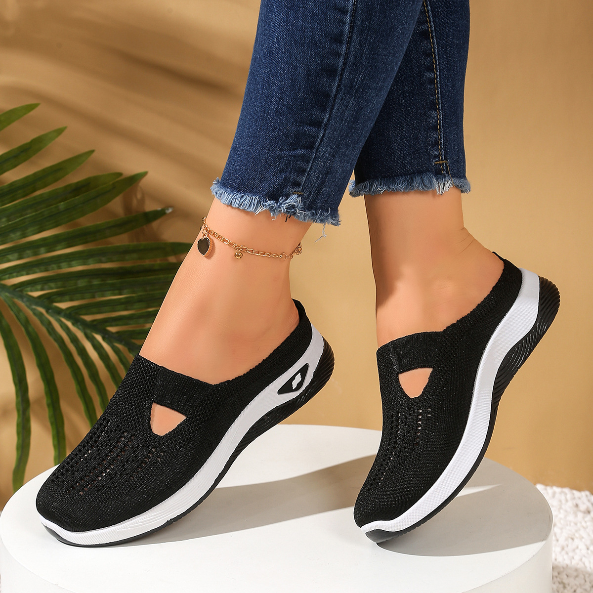 Women Shoes Breathable Half Sl - Sewing Net review and price