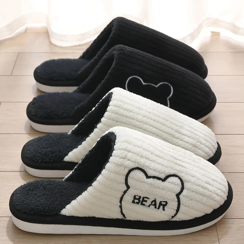 Winter Warm Plush Slippers Men - Sewing Fleece review and price