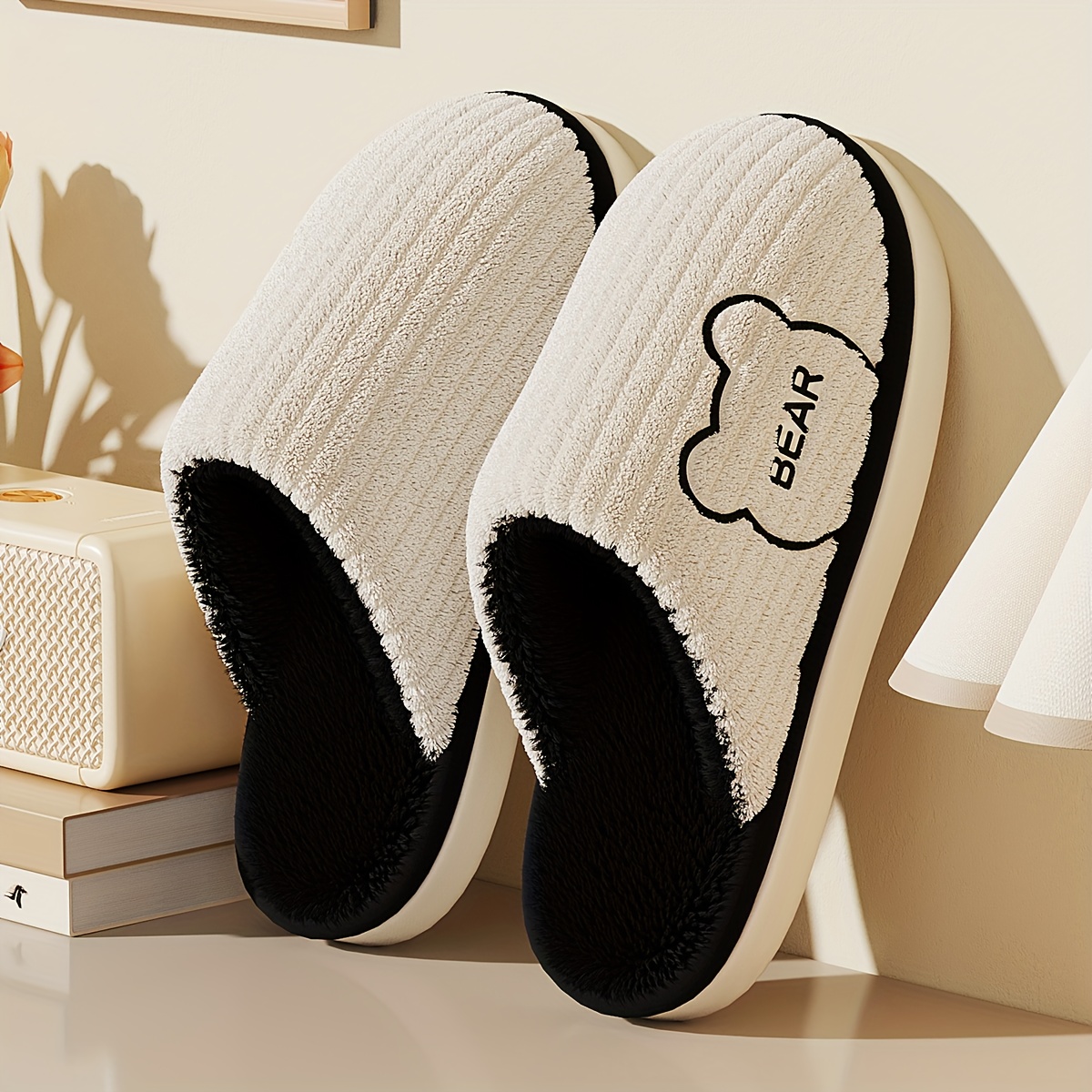 Winter Warm Plush Slippers Men - Sewing Fleece review and price