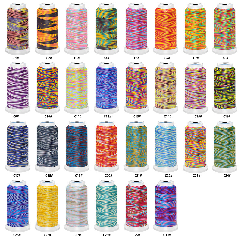 0.5/0.8/1mm Polyester Rainbow  - Sewing Thread In Textile review and price