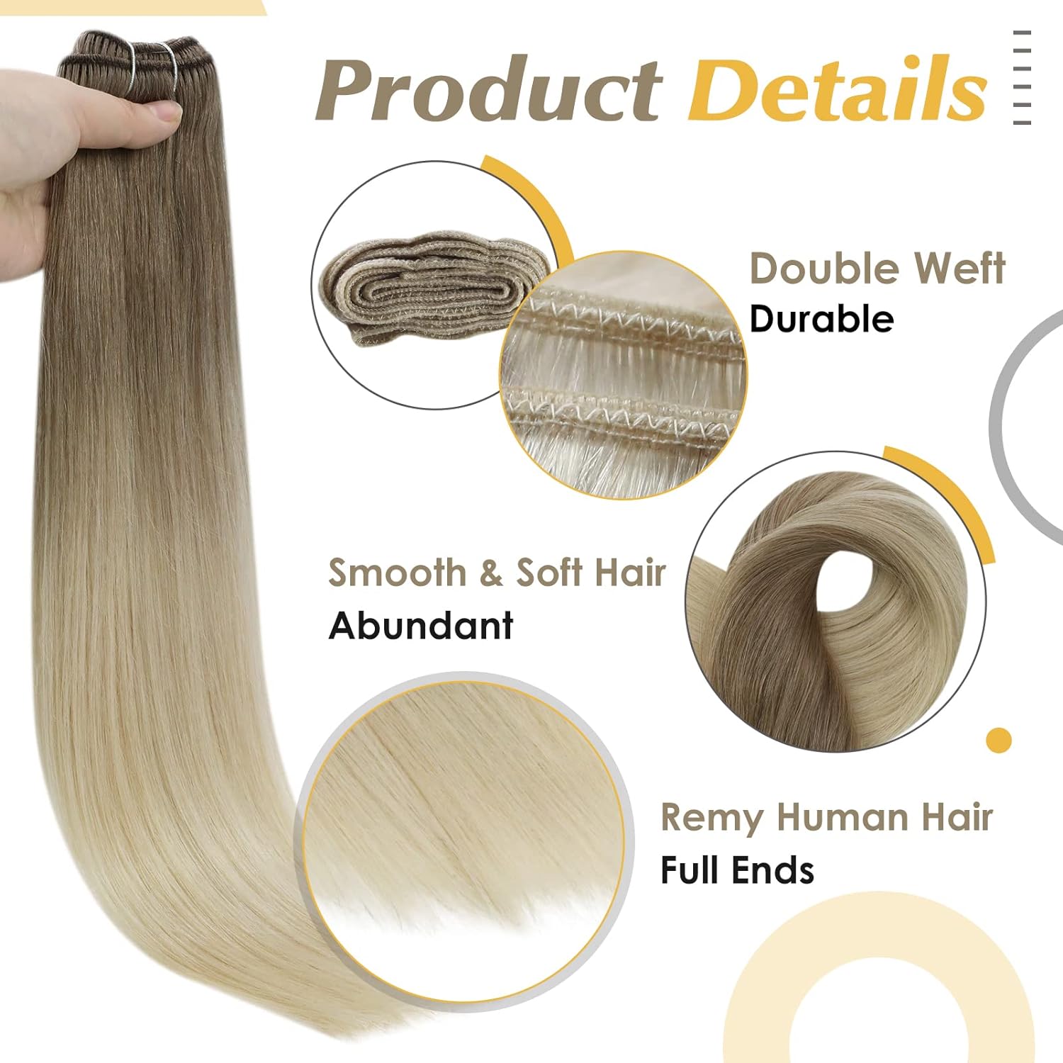 Full Shine Human Hair Weft Ext - Sewing Lab review and price